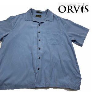 Orvis Silk & Cotton Casual Shirt. Sz L.